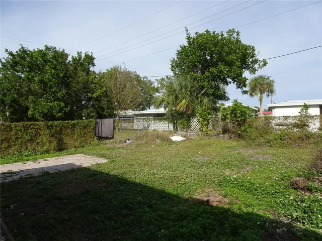 Fenced Backyard