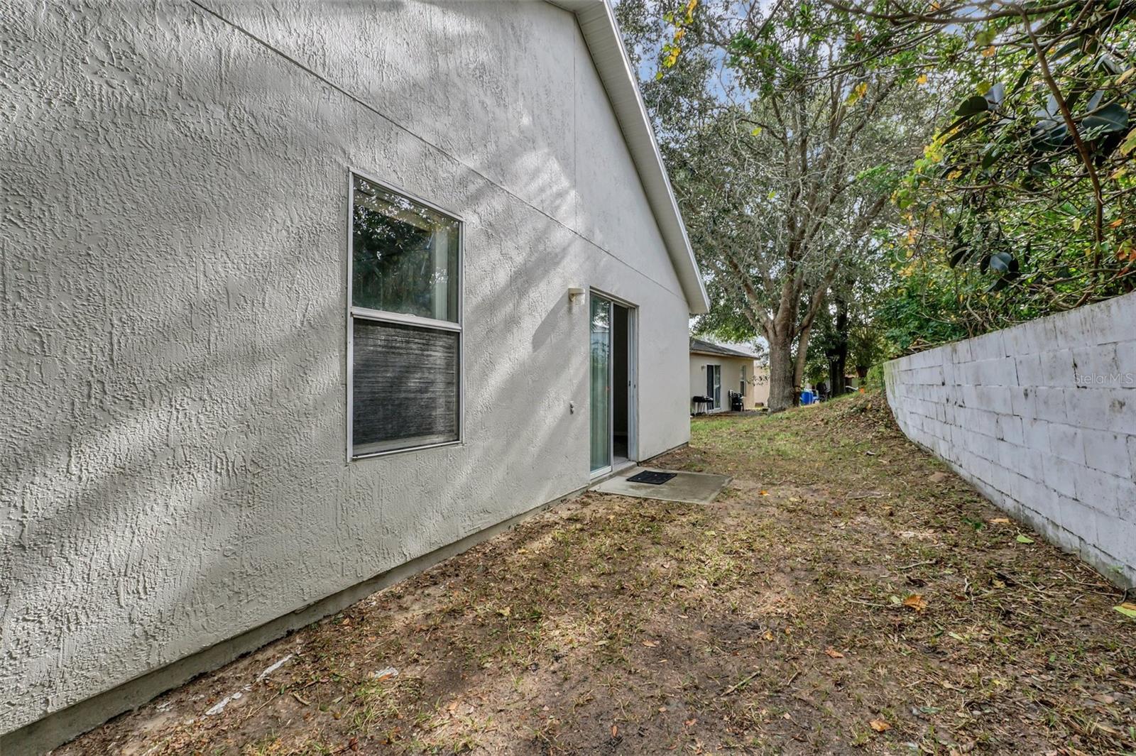 Side of he house