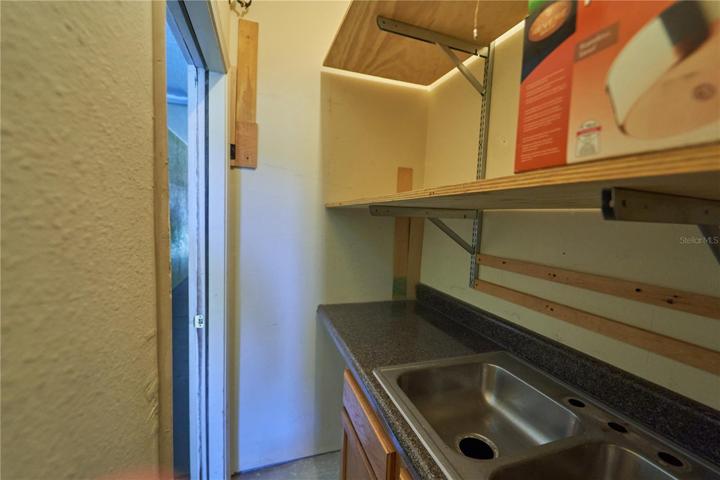 Personal and convenient exterior storage room