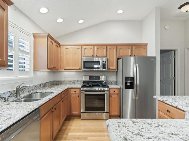 Granite Counter tops and Stainless Steel appliances