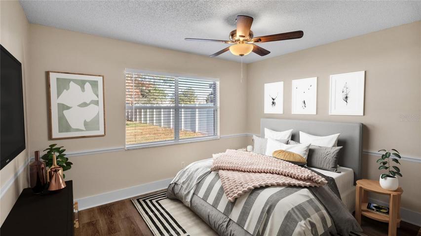 virtually staged bedroom 3