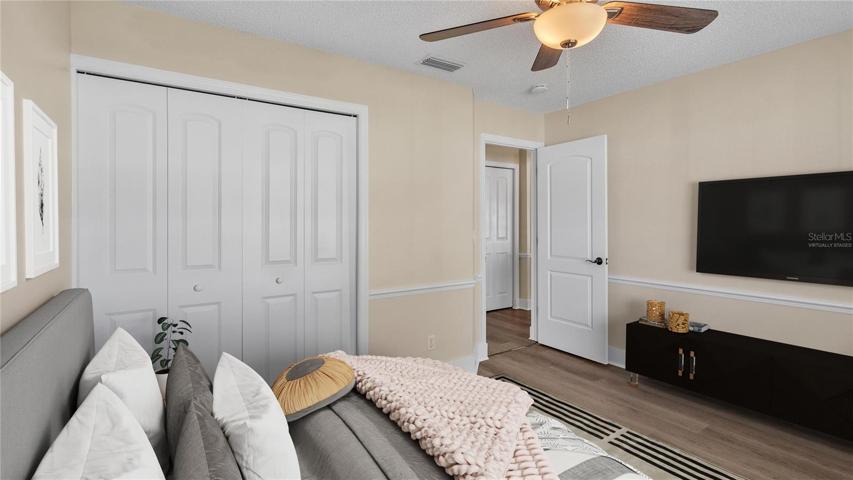 virtually staged bedroom 3