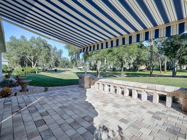 Outside Patio with Awning