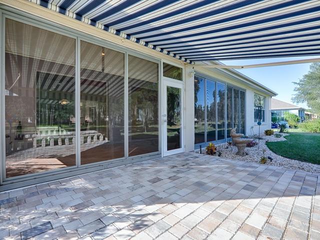 Outside Patio with Awning