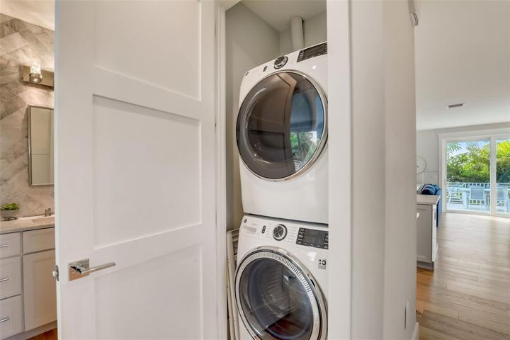 Washer and dryer