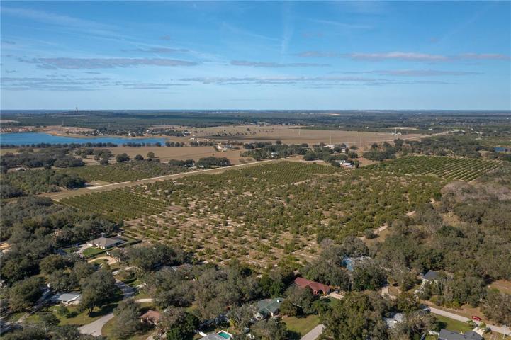 Aerial view looking NW