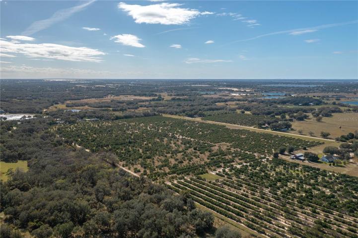 Aerial view looking SW