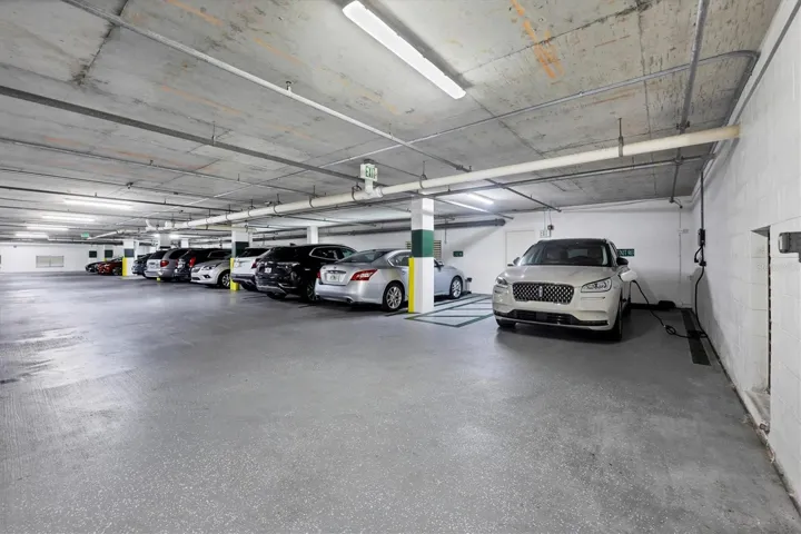 2 dedicated parking with ELECTRIC charger spots by elevator