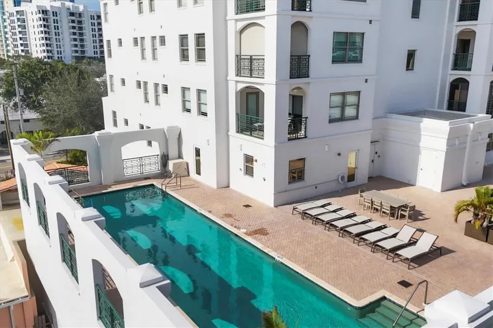 3rd floor pool and deck