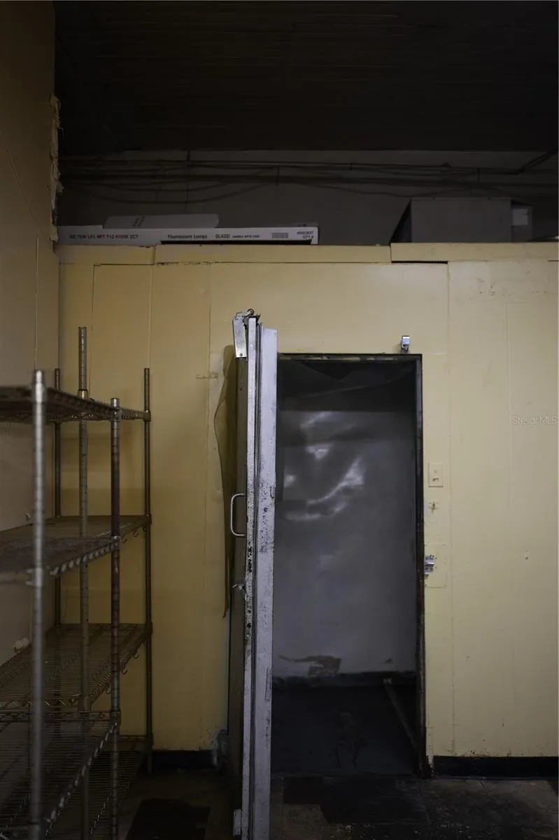 Large walk-in freezer