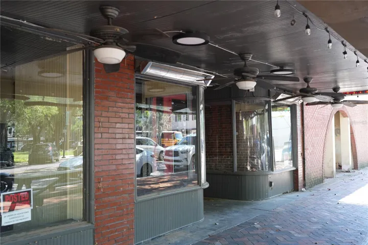 Ceiling fans and heaters.