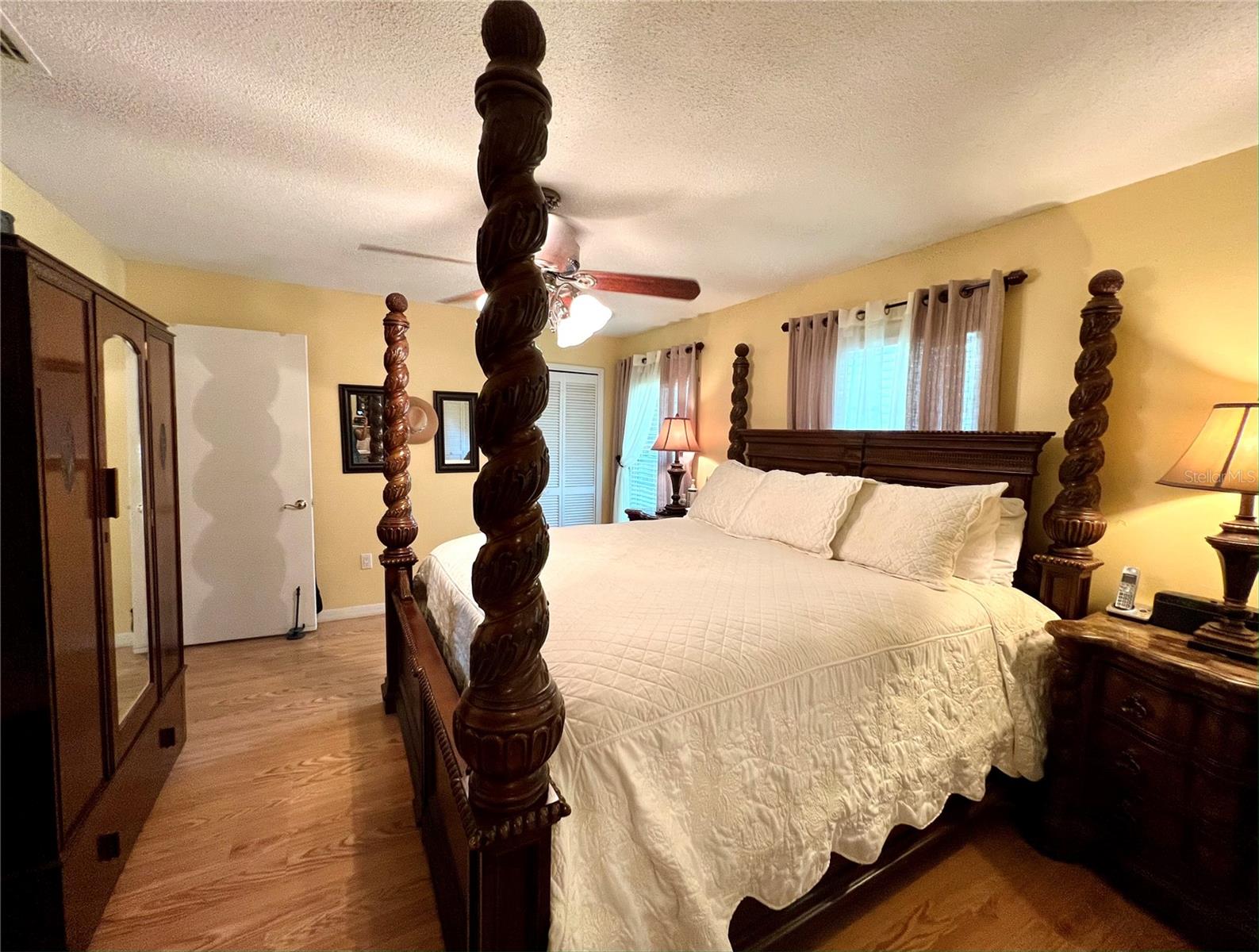spacious master bedroom