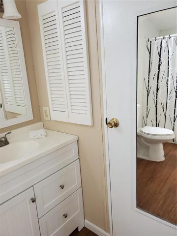 Linen closet on right