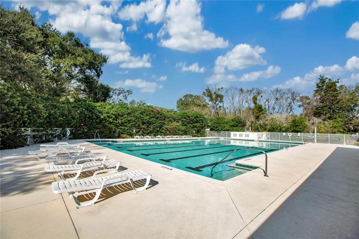 Lay out next to the community pool