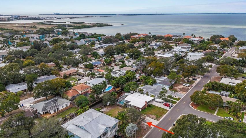 Southwest view of Old Tampa Bay