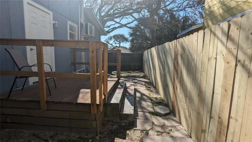 Unit #2 Backyard w/ Updated Fenced yard.