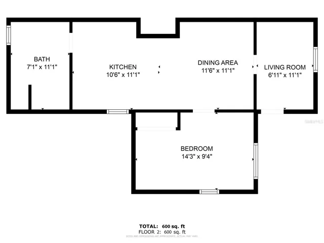 Floorplan of Unit 3