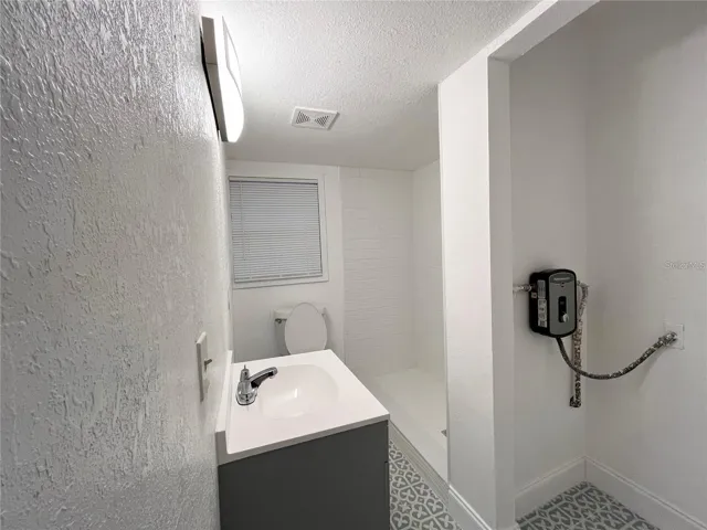 Unit #2 Bathroom with Walk-in Shower