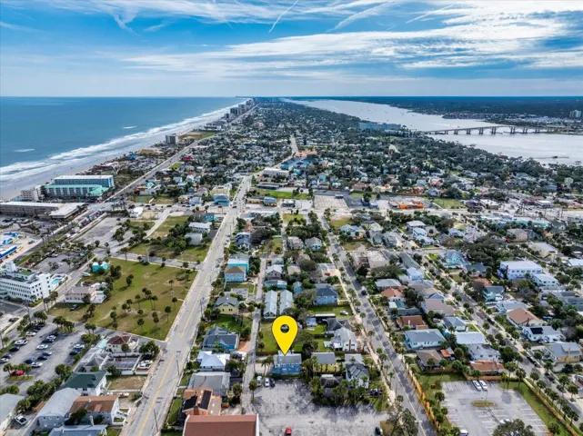 Nestled two blocks from the oceanside and the Halifax River.