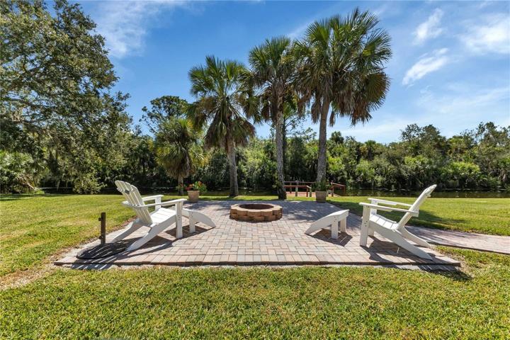 Backyard firepit