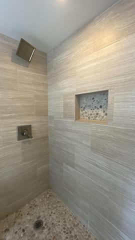 Master Shower Beautifully Updated
