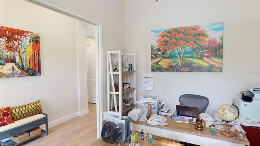 Unleash the potential of the front flex room, a versatile haven that adapts to your lifestyle. This photo captures a space that invites endless possibilities – whether it's your dream home office, a cozy study, a serene den, or a space that transforms into an additional bedroom when the need arises.