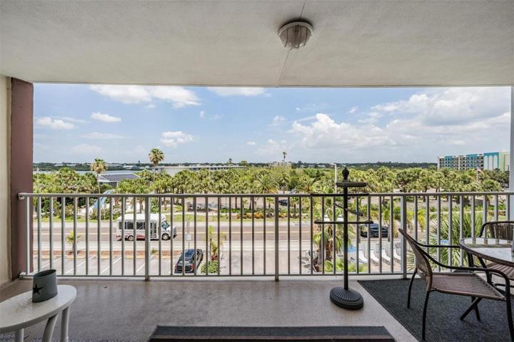 Spacious balcony