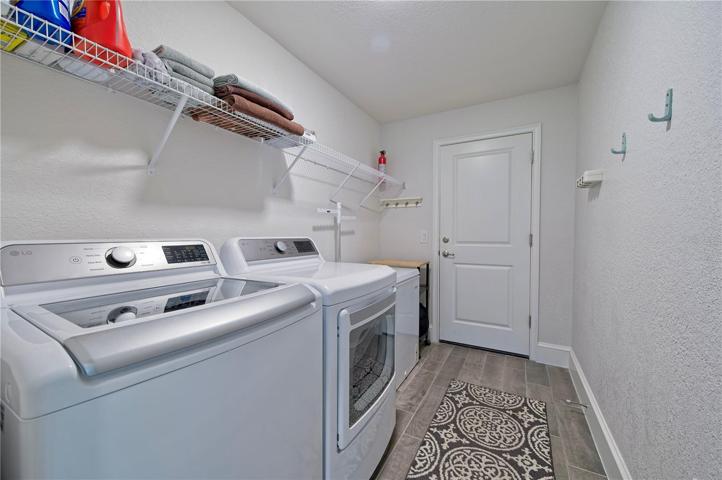 Laundry room.