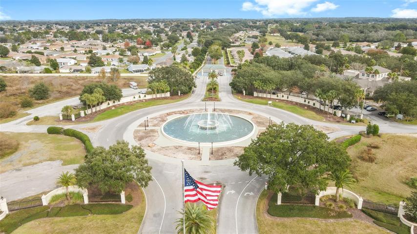 DEL WEBB ENTRANCE - featuring an impressive water fountain to greet you and your guests.