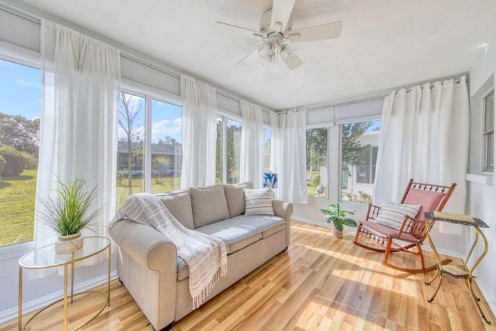 Sunroom is bonus space not included in interior square feet~