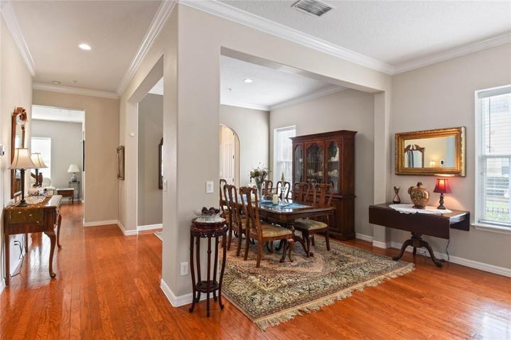 Dining Room is spacious enough for all your guests