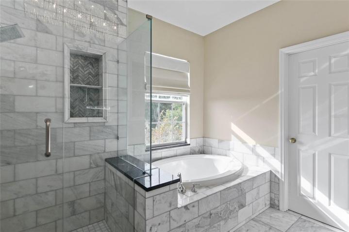Custom marble flooring and tile