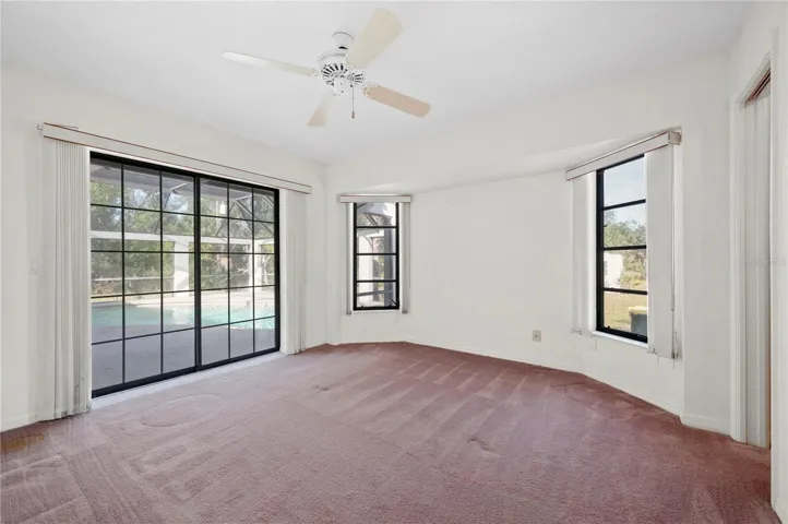 Third Bedroom with slider to lanai