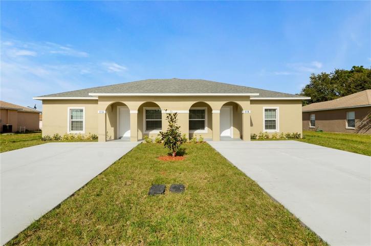 Front of duplex