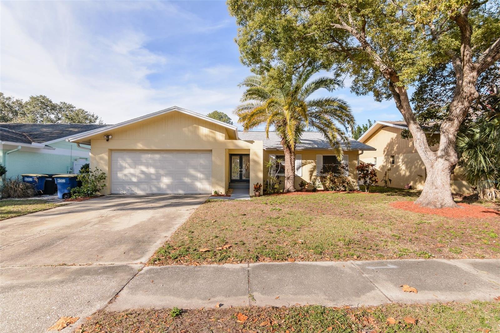 This solid 3 bedroom, 3 bath, 2 car garage home is block construction and has a brand new roof.