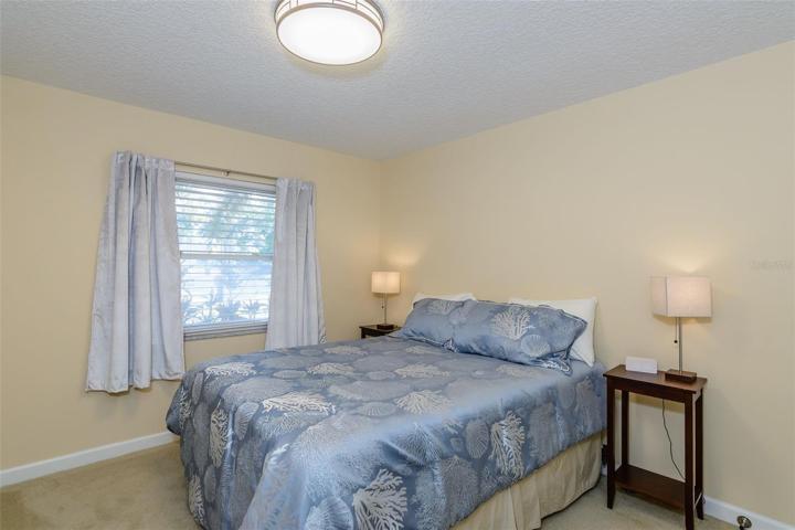The second bedroom sits at the front of the house.