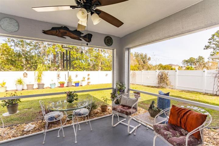 Relax on the screened lanai/porch.
