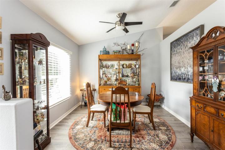 Formal dining room at front entrance.
