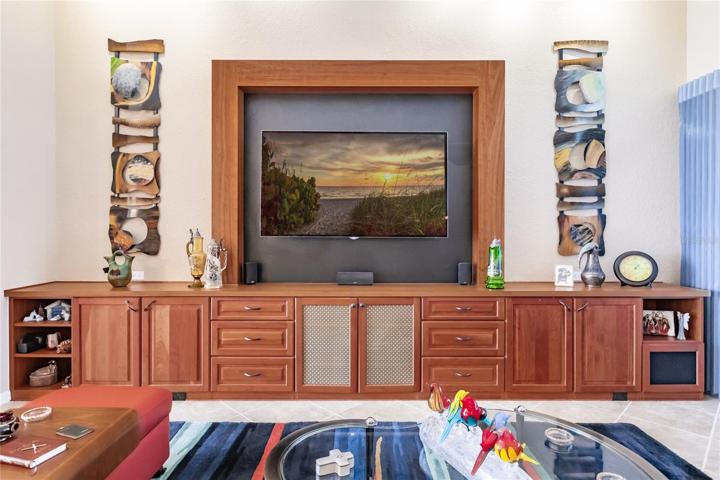 BUILT IN ENTERTAINMENT CENTER