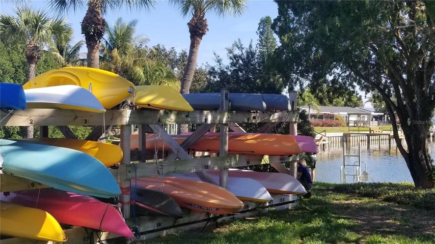 kayak storage small annual fee