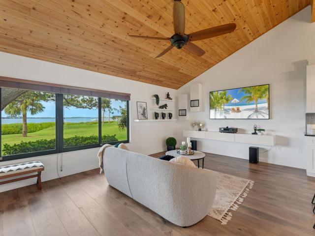 Living Area with Bay Views