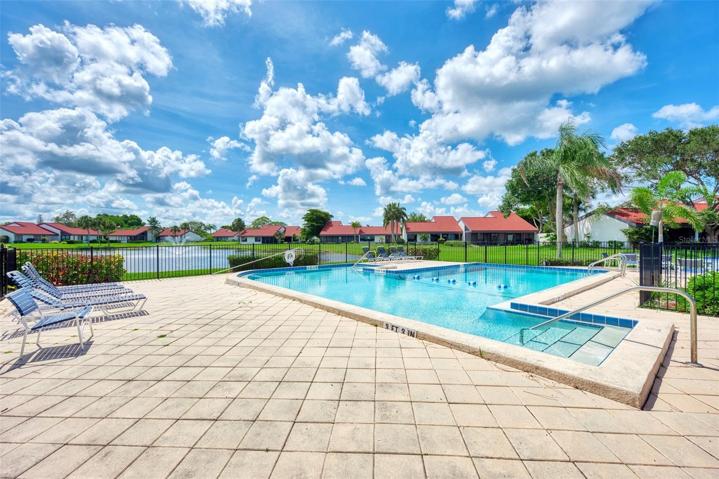 Pool with Lake Views