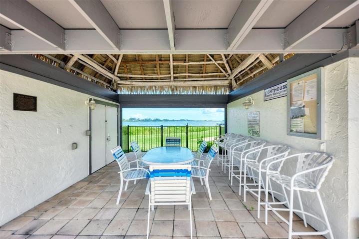 Pool Cabana with Bay Views