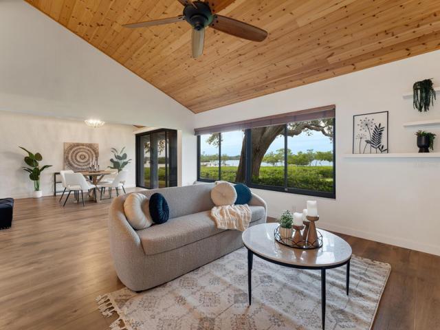 Living Area with Bay Views
