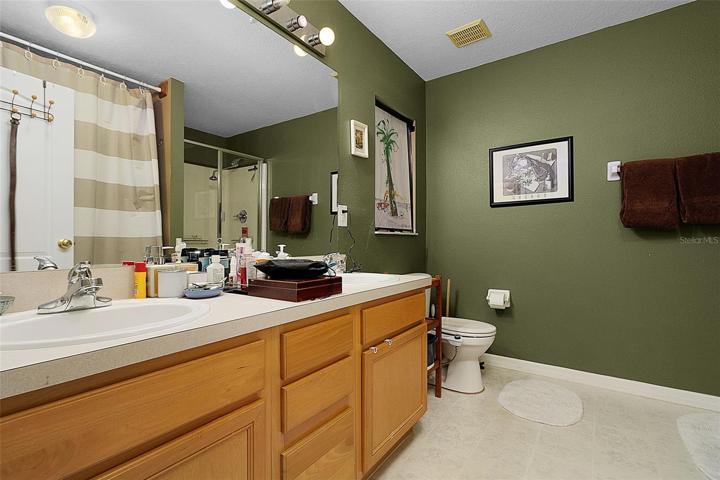 Master Bathroom dual sinks