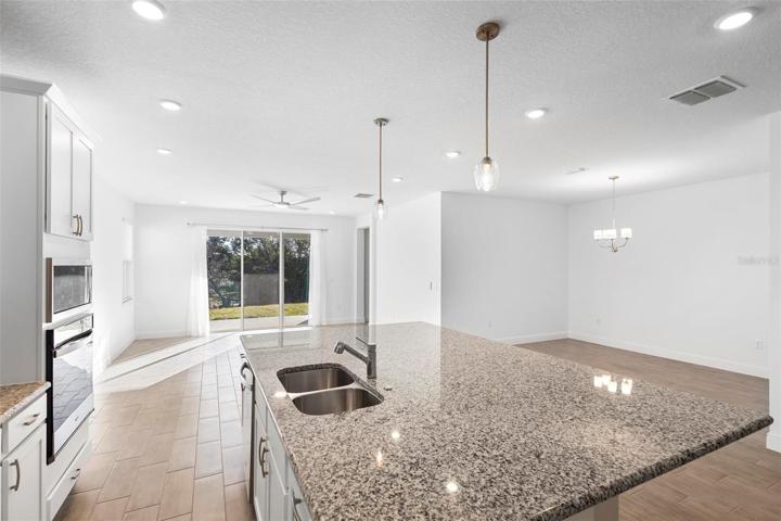 Dining,Kitchen, Living Room View