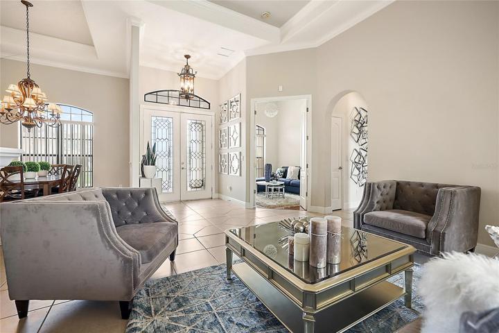 Living, Dining and Family Room