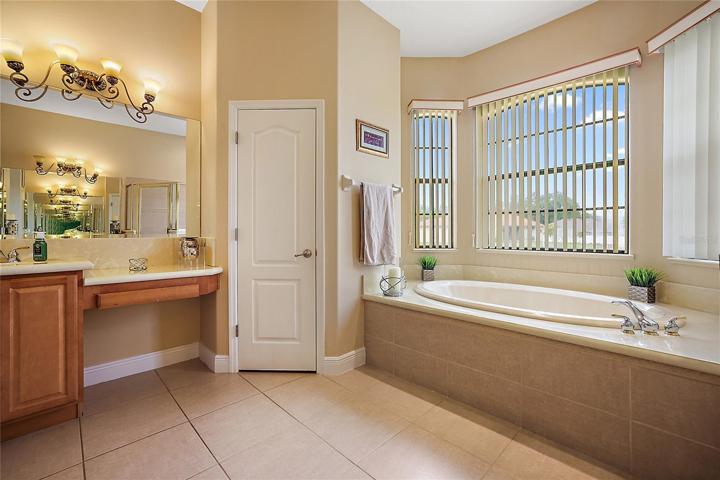 Master Bathroom with Garden Tub
