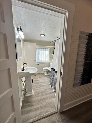 Primary bedroom has a door to the bathroom