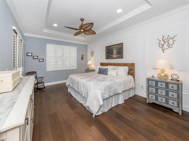Primary Bedroom with Wood Floors